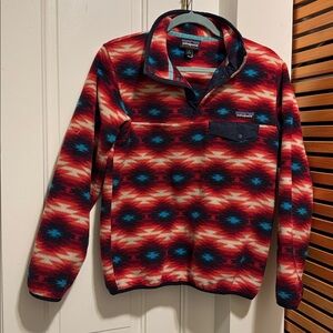 Patagonia Synchilla fleece snap pullover- vintage design S